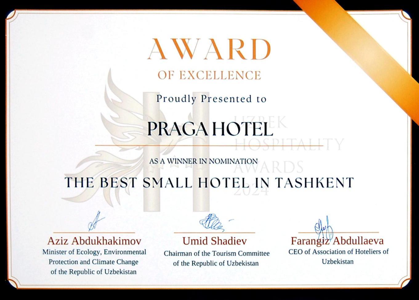 Praga Hotel Taškent Exteriér fotografie